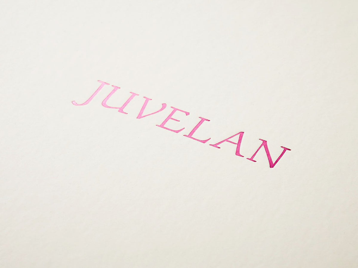 Ivory Small Gift Box with Pink Foil Custom Logo