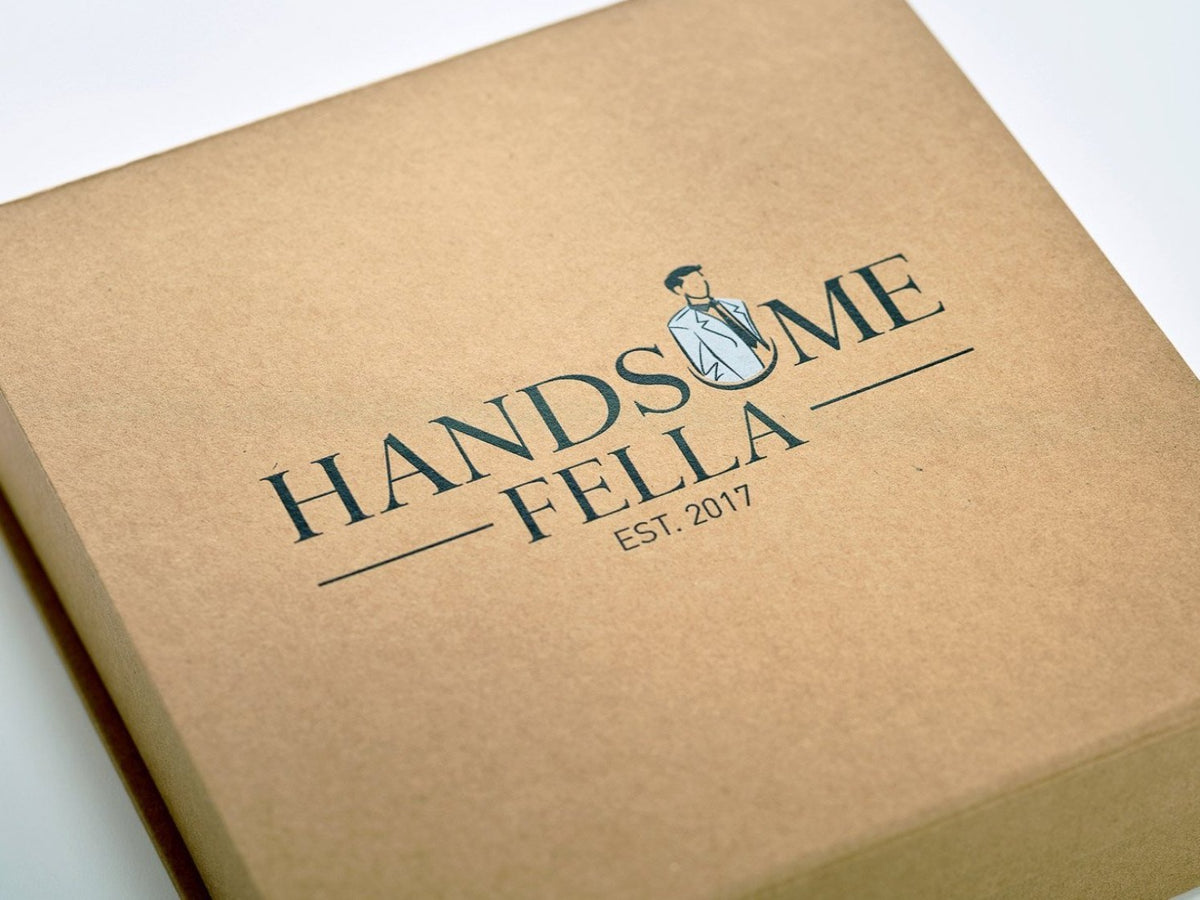 Natural Brown Kraft Folding Gift Box with Custom CMYK Digital Print