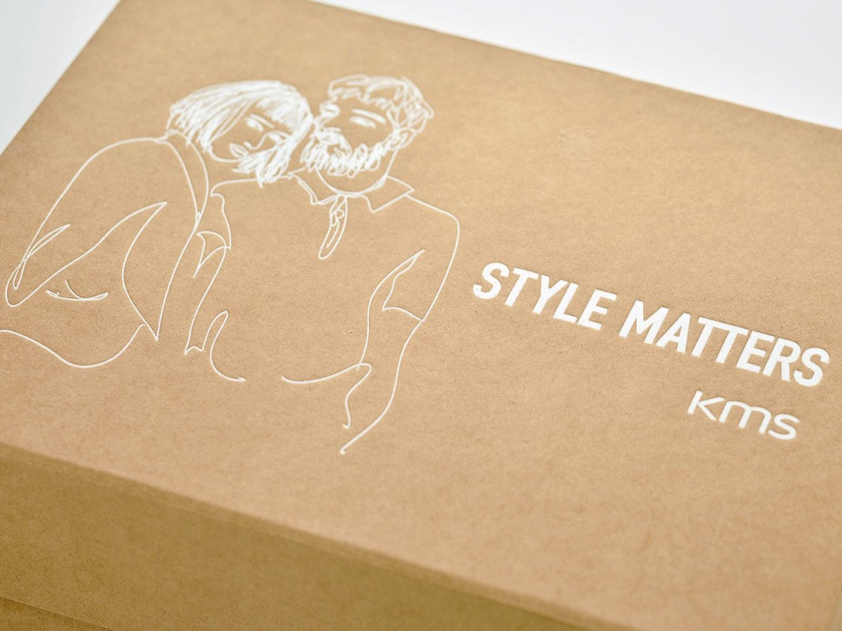 Custom White Print to Lid of Natural Kraft Gift Box