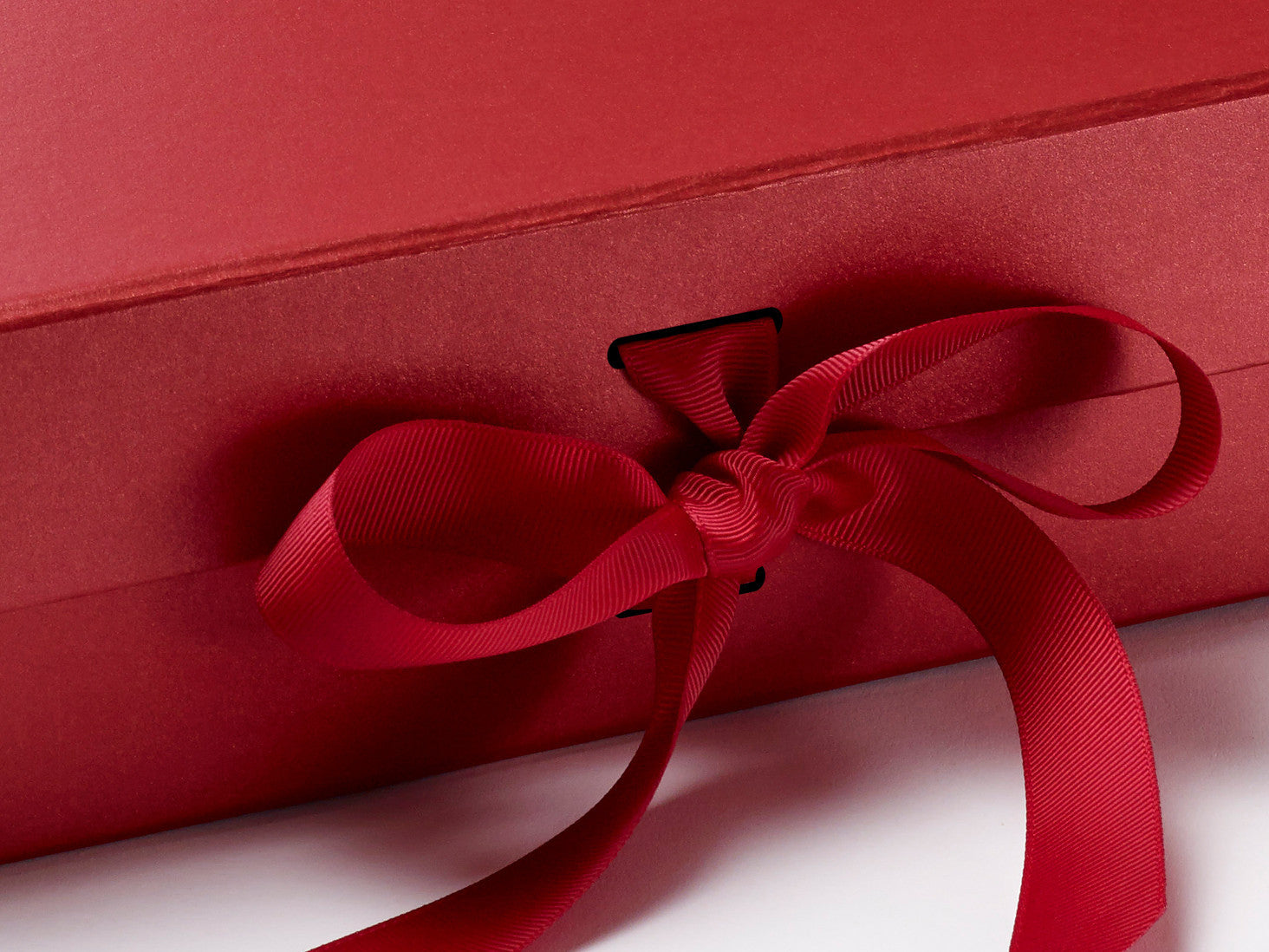 Sample Red Large Gift Box with changeable ribbon