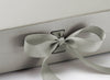 Pearl Silver Gray Slot Gift Box Ribbon Detail