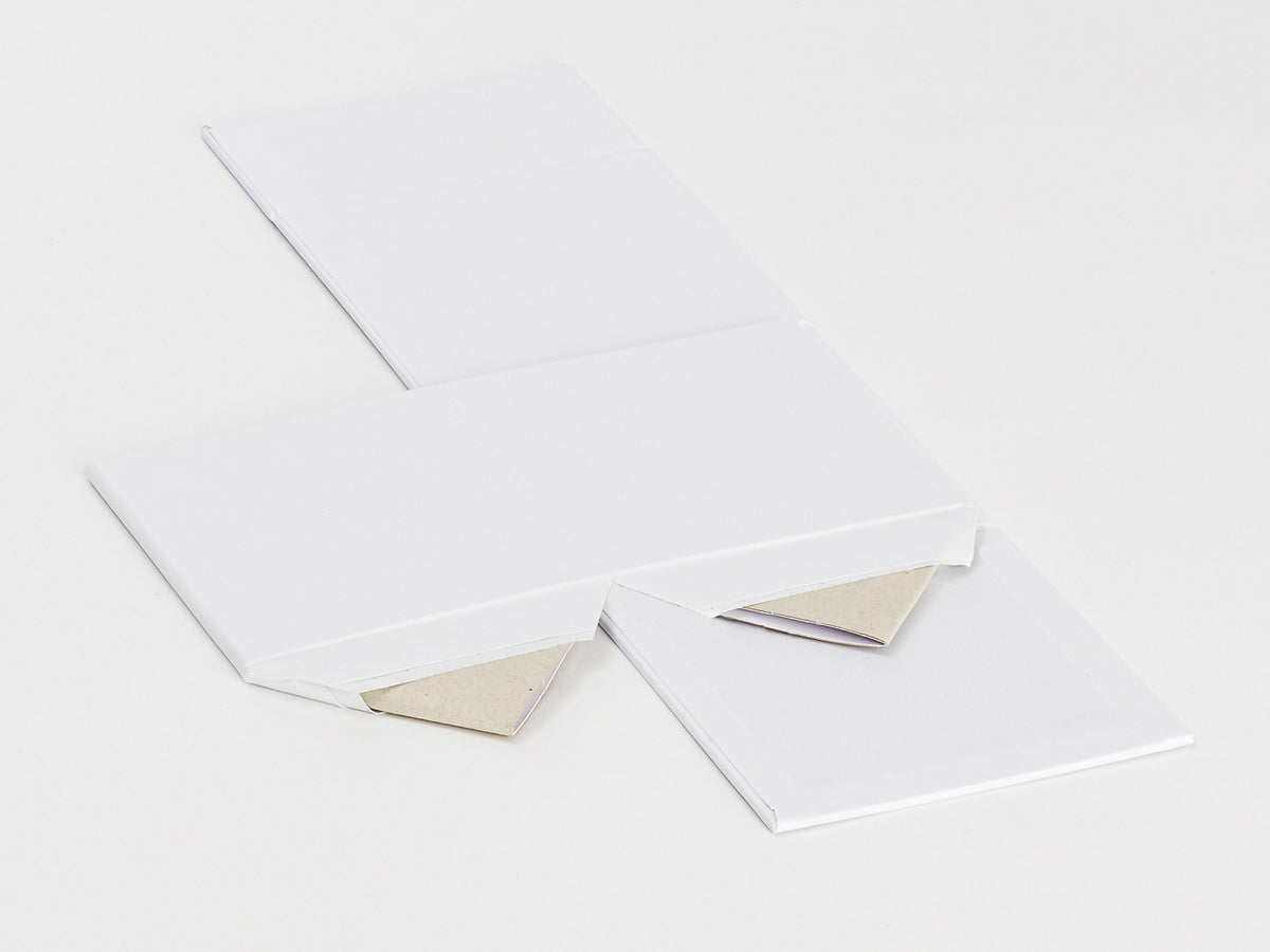 Large White Cube Folding Gift Box Supplied Flat