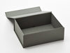 Natural Naked Gray® Folding Gift Box Assembled with Lid Open