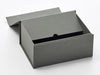 A5 Deep Naked Gray Folding Gift Box Part Assembled Inner Flaps