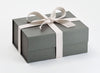 Natural 100% Cotton Ribbon Featured on Naked Gray Gift Box