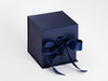 Navy Blue Large Cube Folding Gift Box