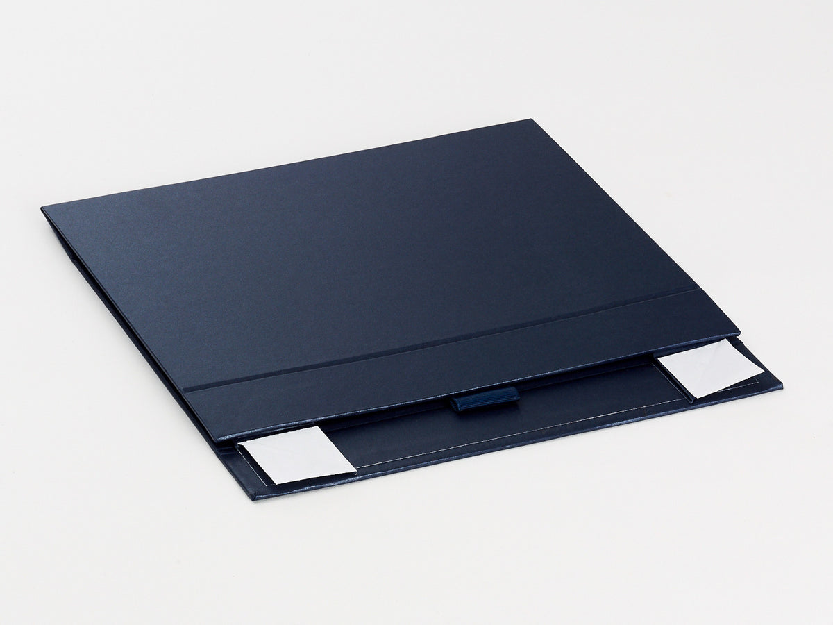 Navy Blue A5 Shallow Gift Box Sample Supplied Flat