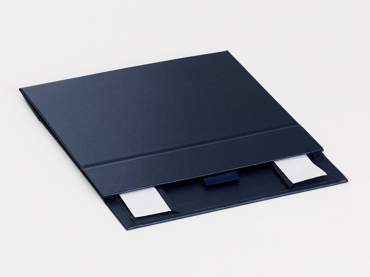 Navy Blue A6 Shallow Gift Box Supplied Flat