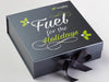 Pewter Gift  Box with Custom 2 Colour Printed Design
