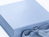 Pale Blue Gift  Box with Custom Debossed Logo