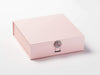 Pale Pink Gift Box with Rose Quartz and Diamond Flower Decorative Closure