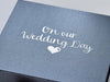 Pewter Folding Gift Box with Custom Text by Beau&Bellla
