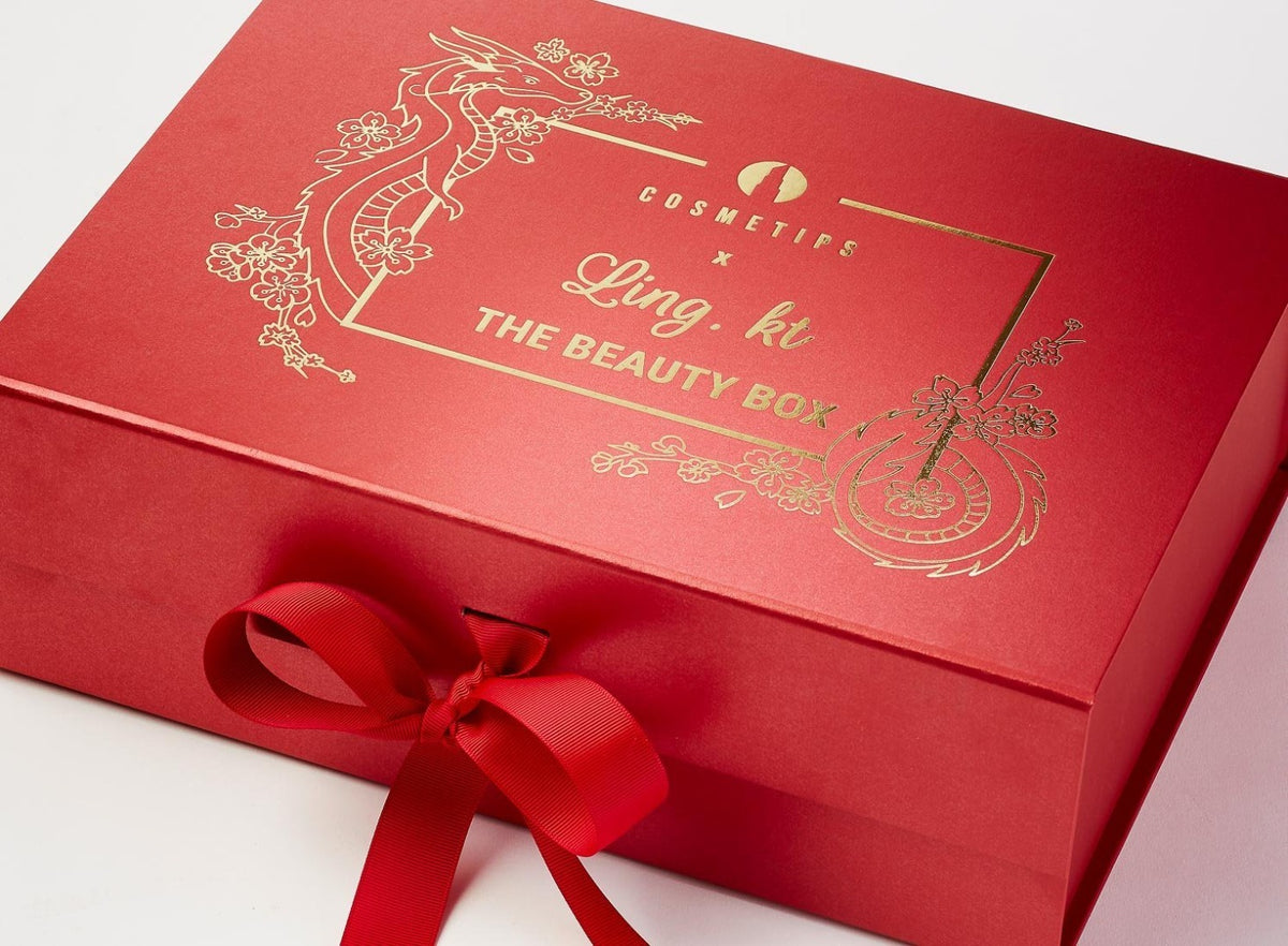 Sample - Red Small Cube Gift Box Changeable Ribbon – Gift Box Market