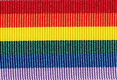 Rainbow Solid Stripe Grosgrain Ribbon