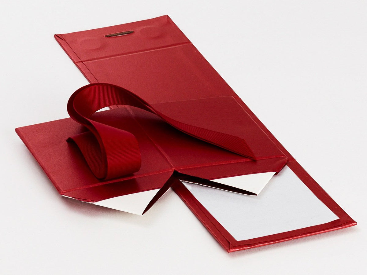 Red Large Cube Gift Box Suppled  Flat
