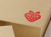 Custom Printed Logo Design onto Natural Kraft Folding Gift Box
