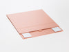 Rose Gold A4 Shallow Gift Box Supplied Flat