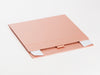 Rose Gold A5 Shallow Gift Box Supplied Flat