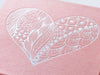 Rose Gold Gift Box with Custom White Foil Logo Example