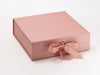 Rose Gold Luxury Folding Magnetic Gift Boxes Supplied with Ribbon