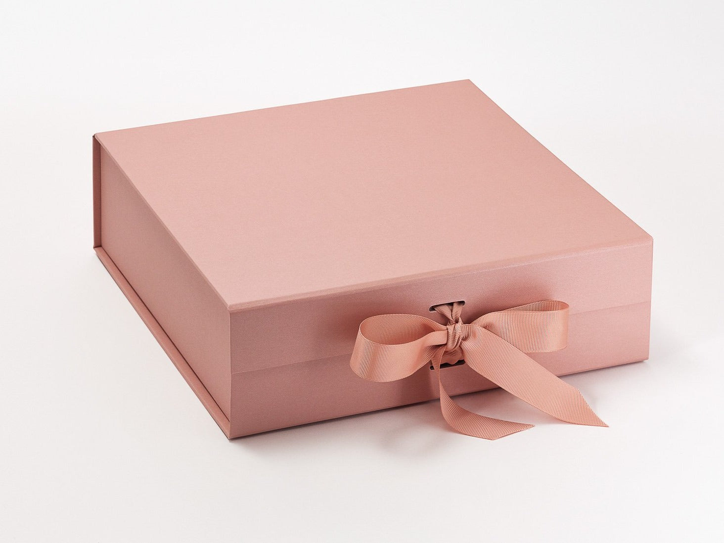 Rose Gold Luxury Folding Magnetic Gift Boxes Supplied with Ribbon