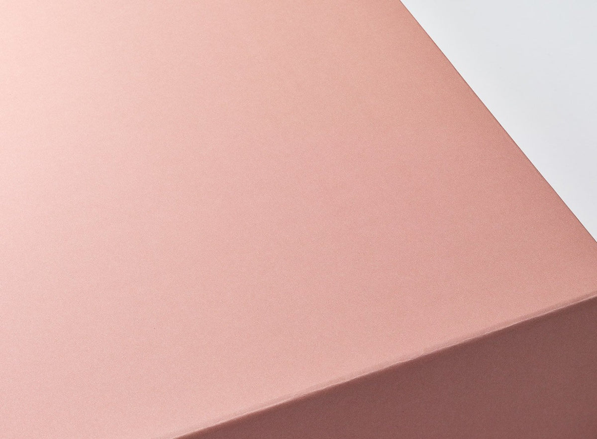 Rose Gold Gift Box Pearl Lustre Paper Detail