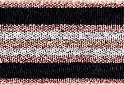 Rose Gold Sparkle Stripe Gift Box Ribbon