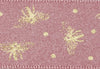 Sample Rose Pink Sparkle Bee Recycled Satin Ribbon