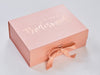 Rose Gold Gift Box with Personalization by Beau & Bella