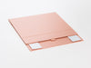 Rose Gold A4 Shallow Gift Box Supplied Flat