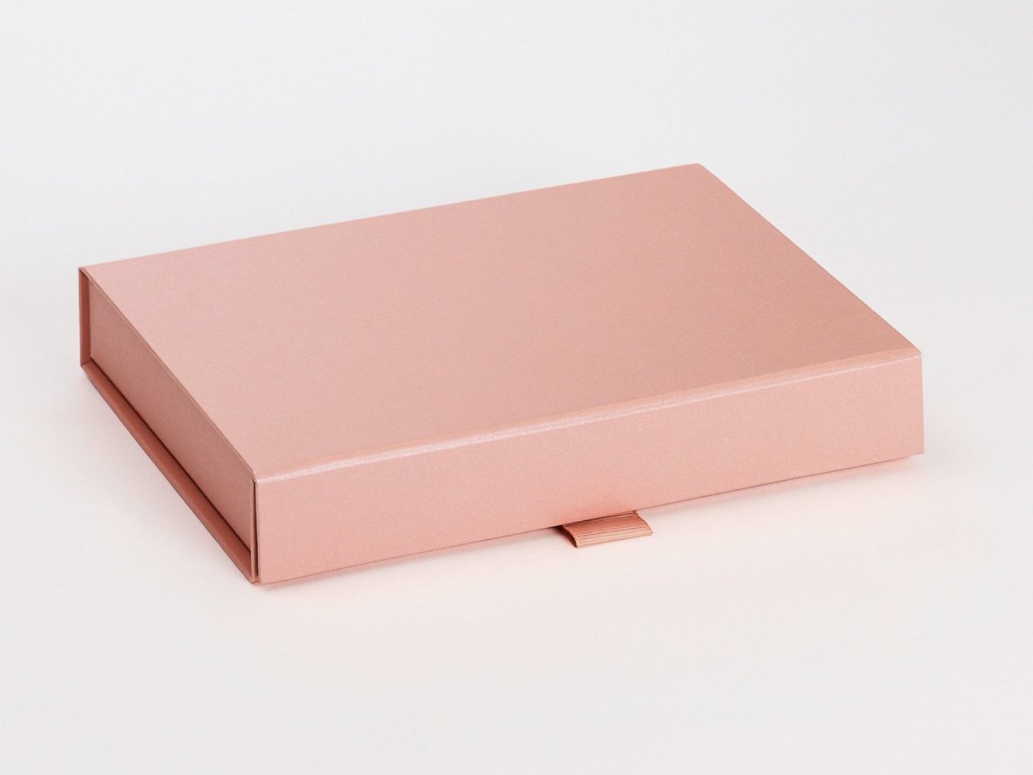 Rose Gold A5 Shallow Luxury Folding Gift Box