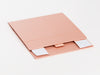 Rose Gold A6 Shallow Gift Box Supplied Flat