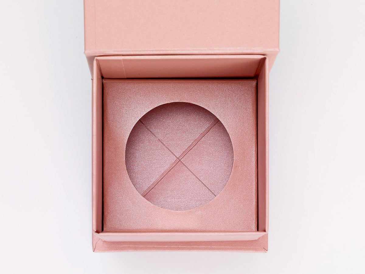 Rose Gold Small Cube Gift Box Assembled Insert