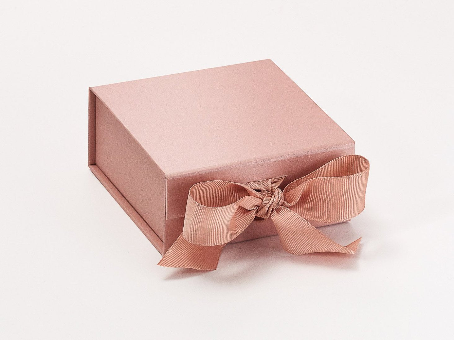 Rose Gold Small Folding Gift Box Ideal For Jewelry Packaging