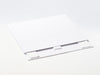 White A5 Shallow Gift Box Sample Supplied Flat