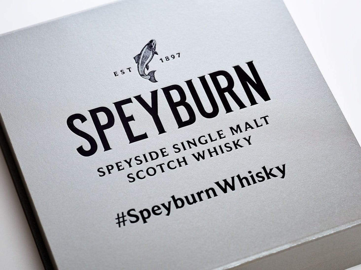 Silver Folding Gift Box Featured with Custom Printed Black Logo