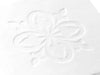 White Gift Box with Custom Debossed Logo to Lid