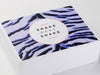White A5 Deep Gift Box with  Custom CMYK Digital Print Design