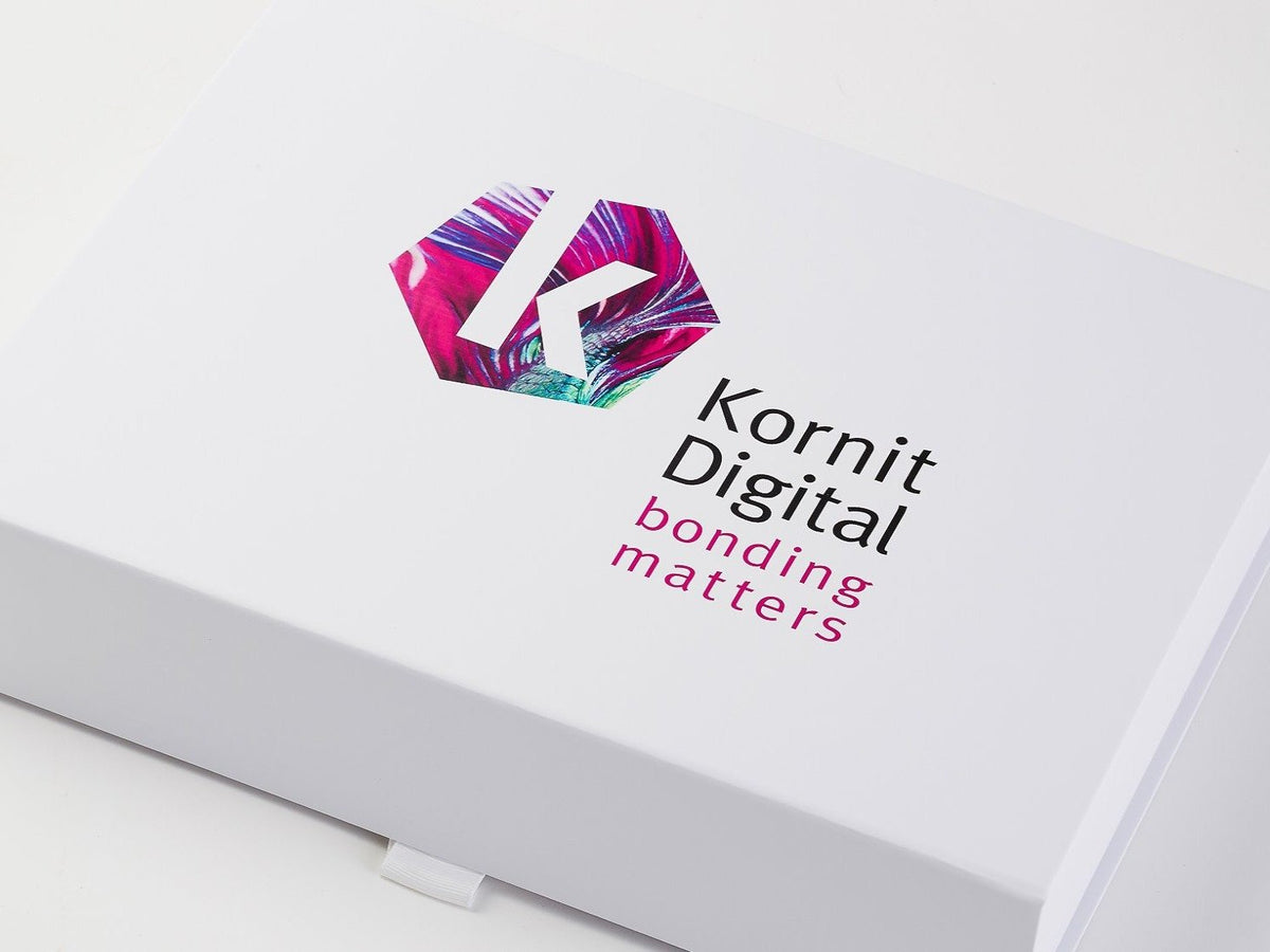 CMYK Digital Print Onto White Folding Gift Box