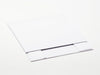 White A3 Shallow Gift Box supplied flat