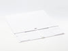 White A3 Shallow Gift Box Supplied Flat with ribbon