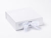 Medium White Gift Boxes with Changeable Ribbon