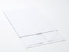 White XL Deep No Ribbon Gift Box Supplied Flat