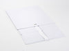 White XL Deep Gift Box Sample Supplied Flat with Ribbon