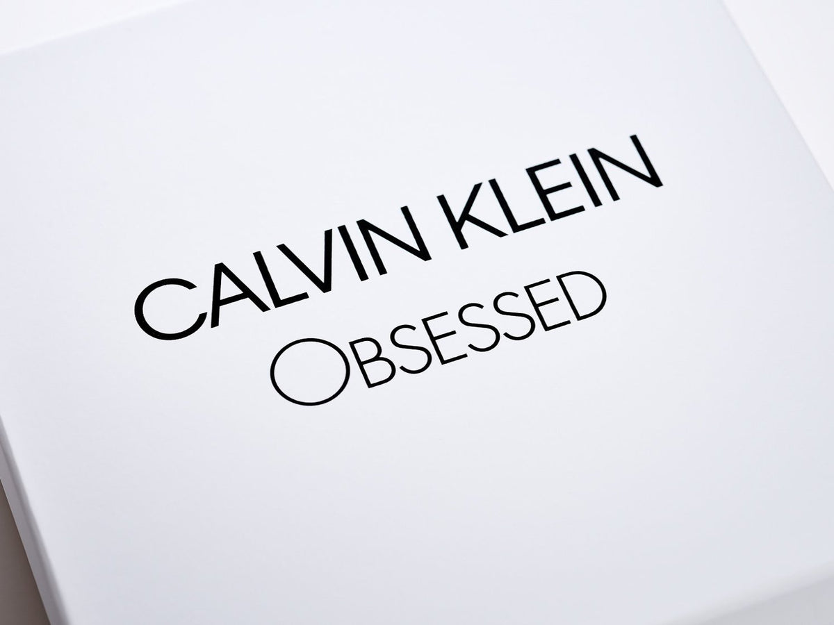 White Gift Box with Custom Printed Black Logo to Lid