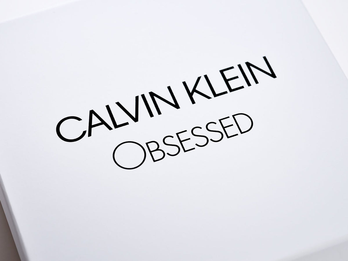 White Folding Gift Box with Custom Printed Black Logo