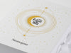 White Gift Box with Custom CMYK Digital Printed Design