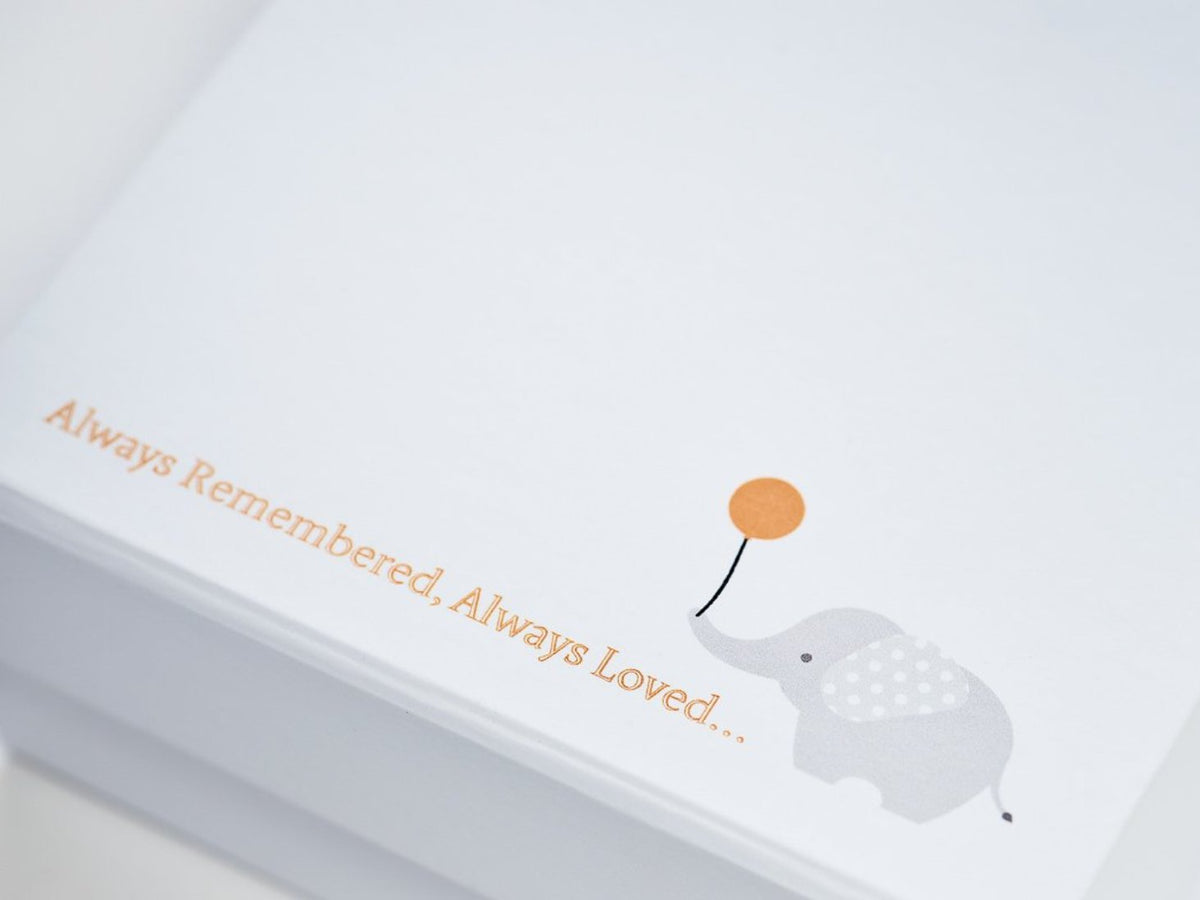 White Gift Box with Custom Printed CMYK Design to Lid