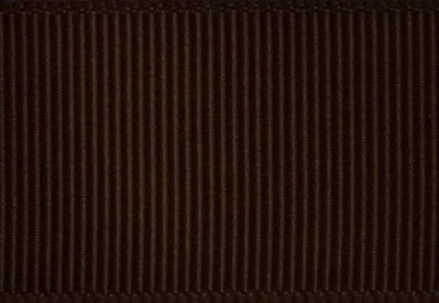 Dark Chocolate Brown Grosgrain Ribbon for Slot Gift Boxes