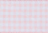 Pink and White Gingham Check Ribbon from stock